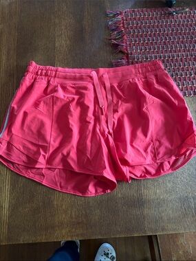 Lululemon Athletica Bright hotty hot Running Shorts size 12T